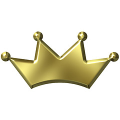 Image showing 3D Golden Crown