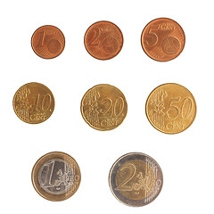 Image showing Euro coins series