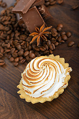 Image showing Tartlet with cream