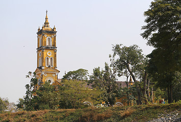 Image showing Catholic church in Thailand