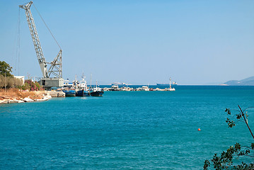 Image showing Marine pier.