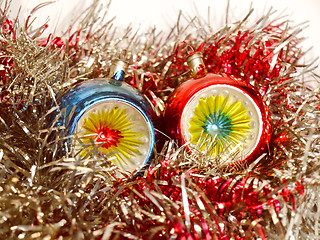 Image showing Retro look Christmas decoration