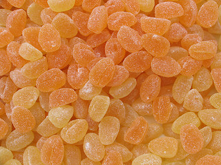 Image showing Orange jelly candy.