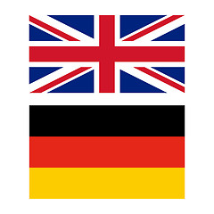 Image showing Flag of United Kingdom and Germany