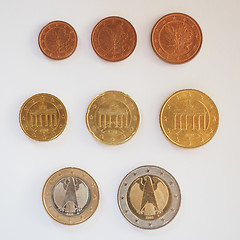 Image showing Euro coins series