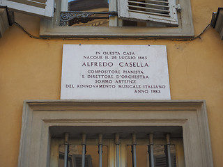 Image showing Alfredo Casella house