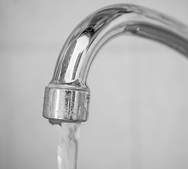 Image showing Tap with water