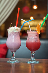 Image showing cocktails milkshake