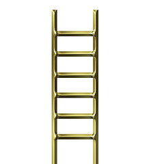 Image showing 3D Golden Ladder