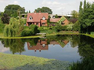 Image showing house reflection