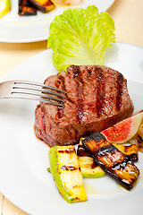 Image showing grilled beef filet mignon