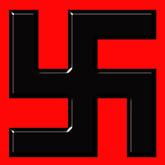 Image showing 3D Nazi Swastika