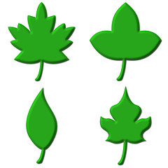 Image showing 3D Leaves