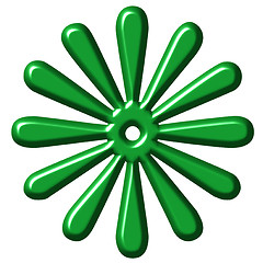Image showing 3D Leaf Ornament