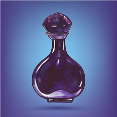 Image showing Beautiful perfume bottle.