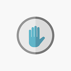 Image showing Hand Flat Icon