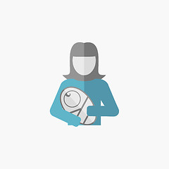 Image showing Maternity Flat Icon