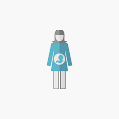 Image showing Maternity Flat Icon