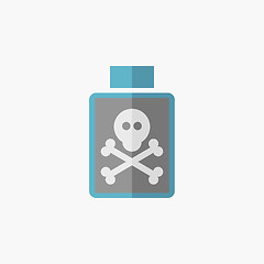 Image showing Poison Flat Icon