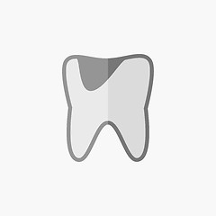 Image showing Dental Flat Icon