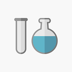 Image showing Biochemistry Flat Icon