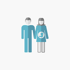 Image showing Maternity Flat Icon