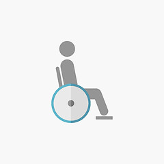 Image showing Disability Flat Icon