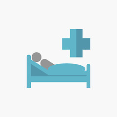 Image showing Patient Flat Icon