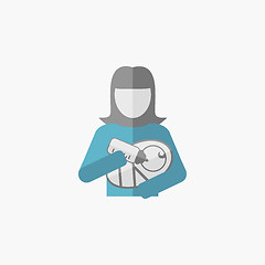 Image showing Maternity Flat Icon