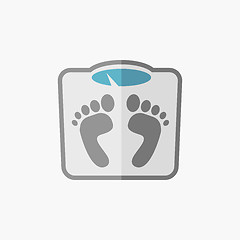 Image showing Weight Flat Icon