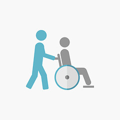 Image showing Disability Flat Icon