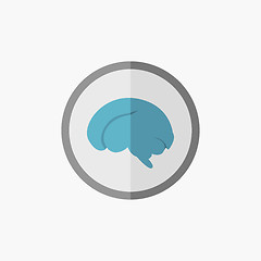 Image showing Brain Flat Icon