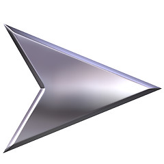 Image showing 3D Silver Arrow