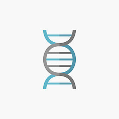 Image showing DNA Flat Icon