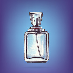 Image showing Beautiful perfume bottle.