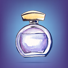 Image showing Beautiful perfume bottle.