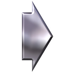 Image showing 3D Silver Arrow