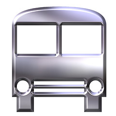 Image showing 3D Silver Bus
