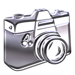 Image showing 3D Silver Camera