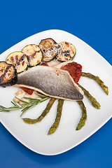 Image showing Seabass fillet