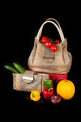 Image showing bag with vegetables