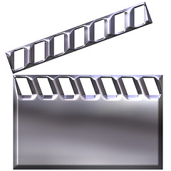 Image showing 3D Silver Clap Board