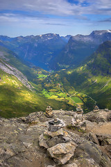 Image showing View of Geiranger