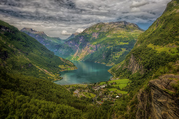 Image showing View of Geiranger