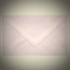 Image showing Retro letter envelope