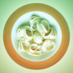 Image showing Retro look Pasta food