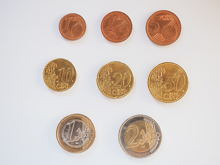 Image showing Euro coins series