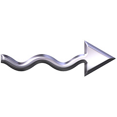 Image showing 3D Silver Arrow