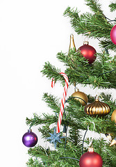 Image showing Detail from a christmas tree