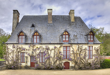 Image showing Chancellery from the Garden of Chenonceau Castle